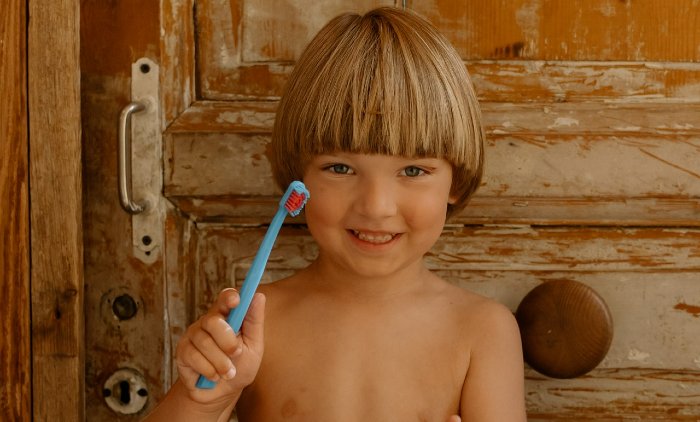 limpieza dental de niños